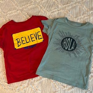 Ted Lasso “ Believe” and soft “Hola” t-shirt